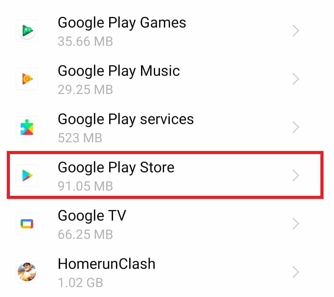 Open Google Play Store