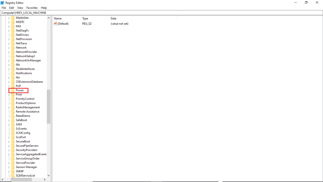 locate Power. Fix you dont have permission to enable or disable device wake