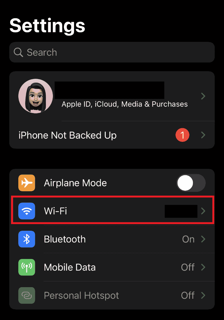 Tap on WiFi. Ways to Fix An Update is Required to Activate iPhone