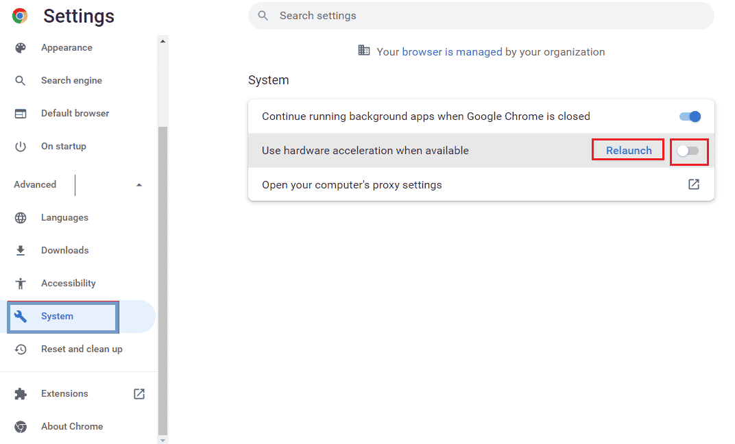 launch the Google Chrome app 