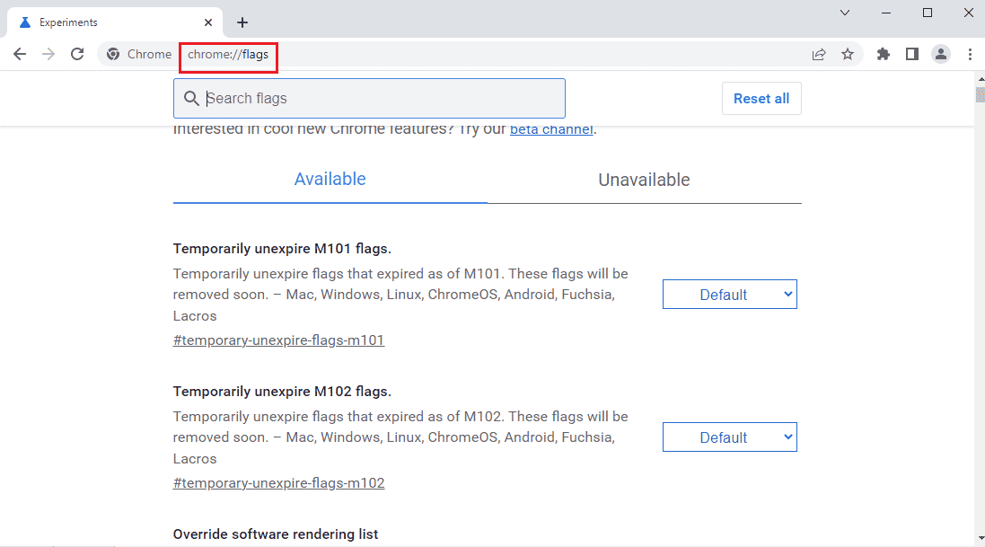 open the Experiments page. Fix Twitch Resource Format Not Supported in Windows 10