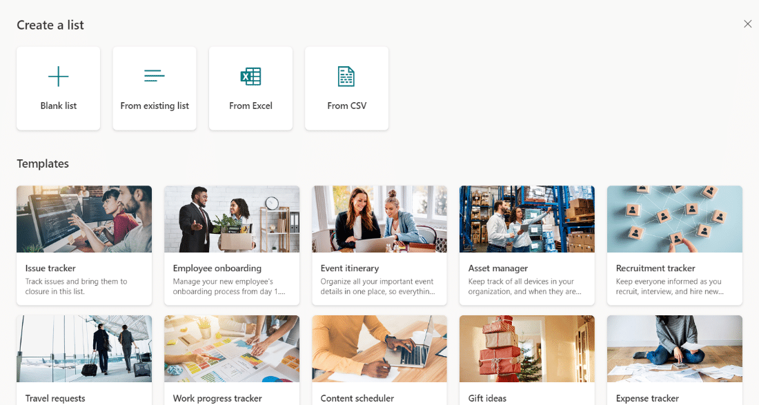 Create a list. How to Create a SharePoint List