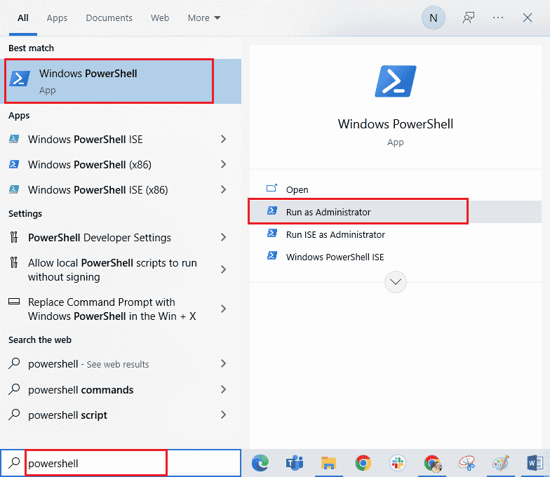open Windows PowerShell as administrator. Fix Forza Horizon 5 Crashing in Windows 10