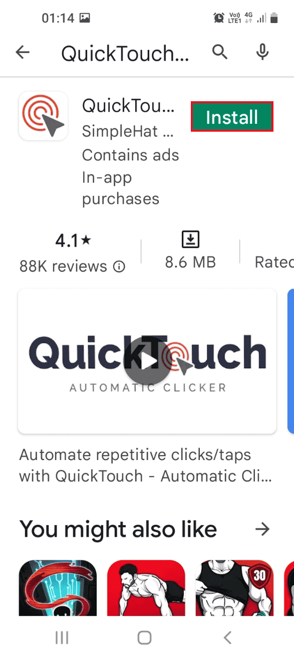 Tap on the Install button 
