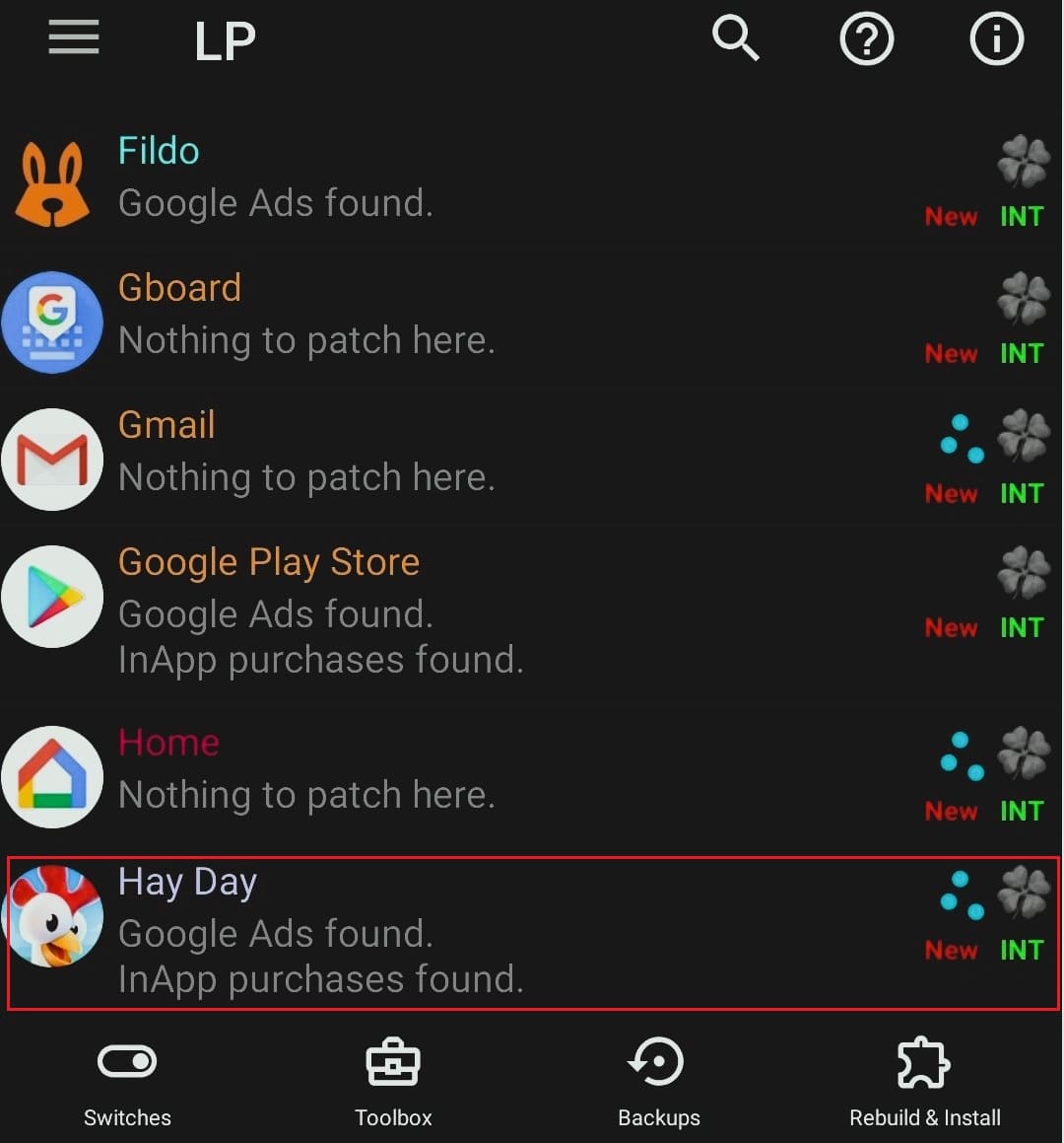 lucky pather android app