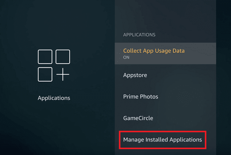 Select Applications and go to Manage Installed Applications. Fix Disney Plus Error Code 73