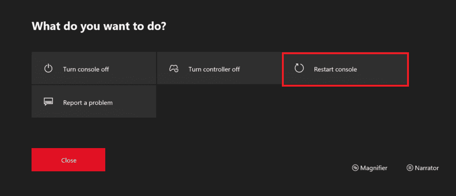 Select Restart console. Fix Disney Plus Error Code 73