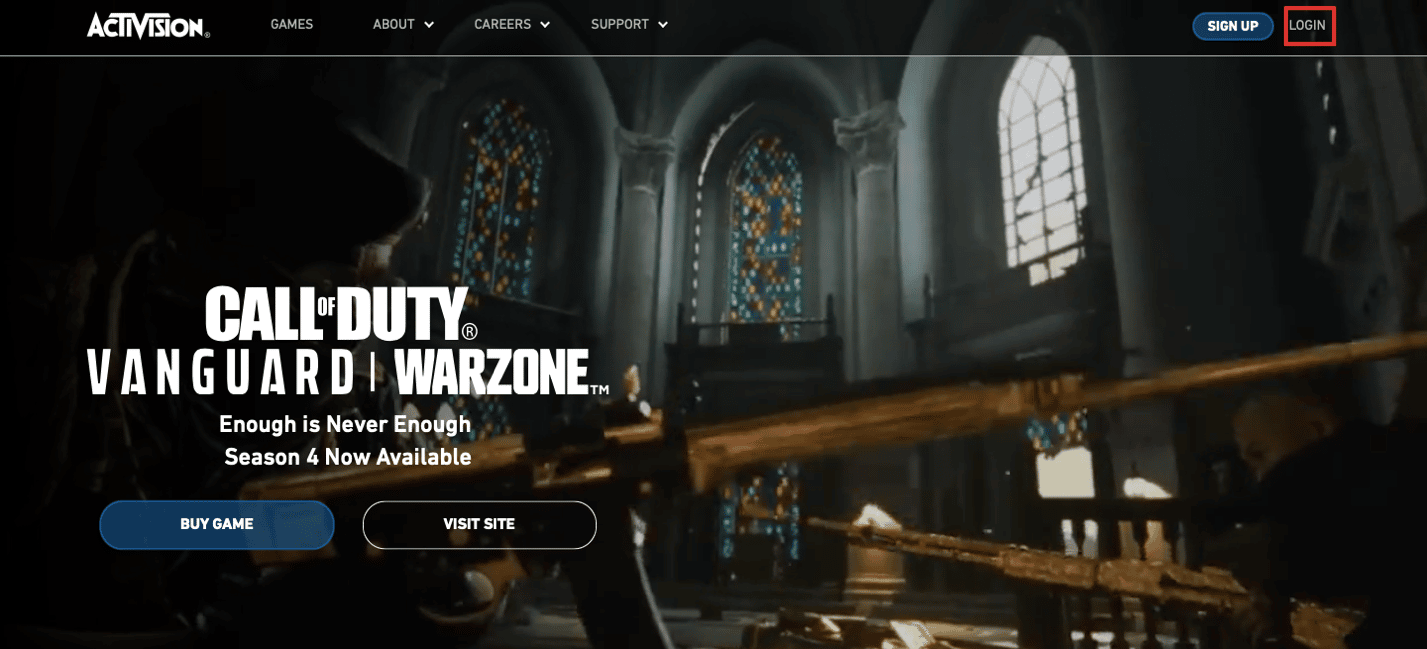click on login