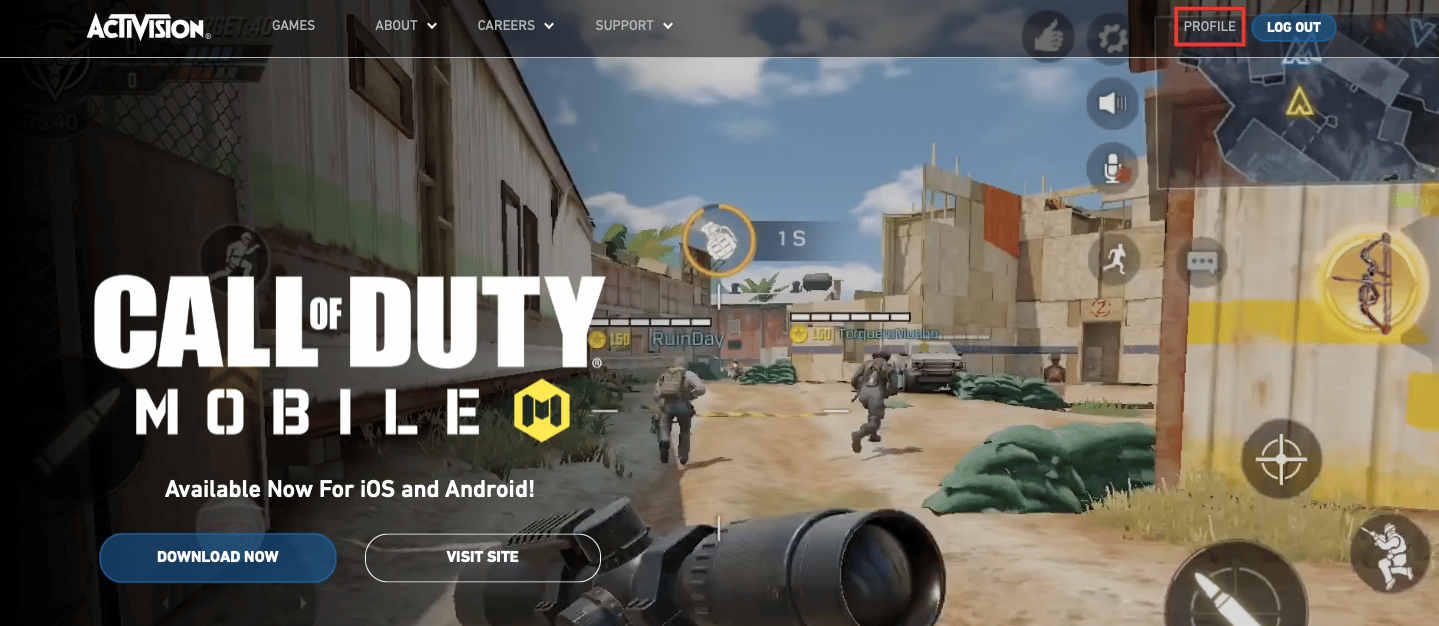 click on profile. How to Delete Activision Account Permanently