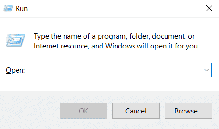 Launch Run dialog box