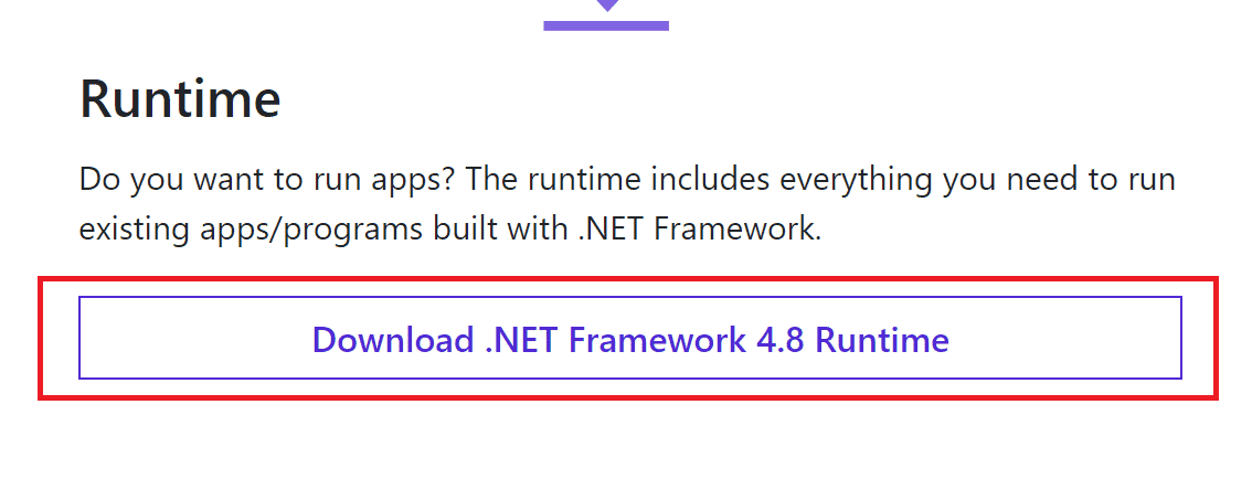 click on the latest .NET Framework. Fix Origin 0xc00007b Error in Windows 10