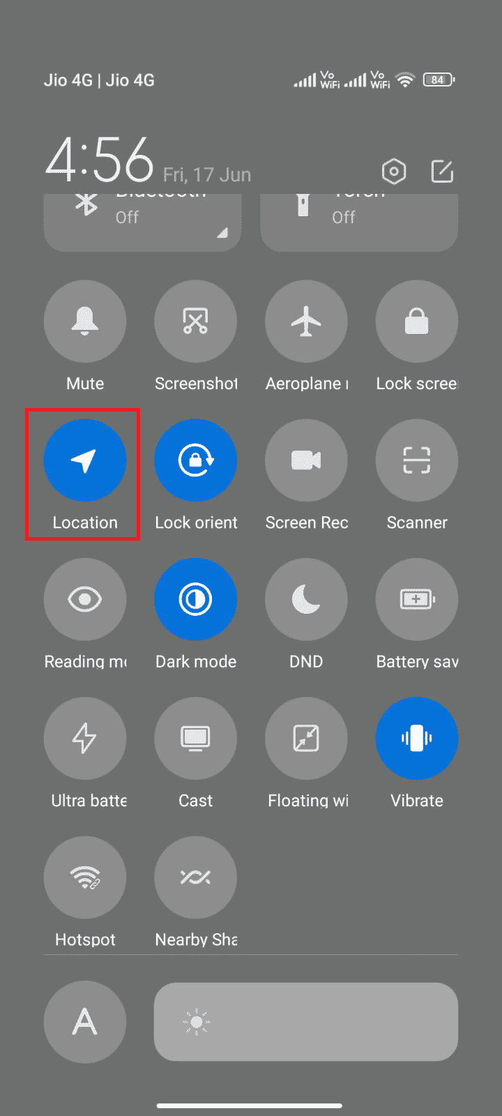 Now, ensure that the Location is turned on . | Fix Google Play Error Code 495 on Android