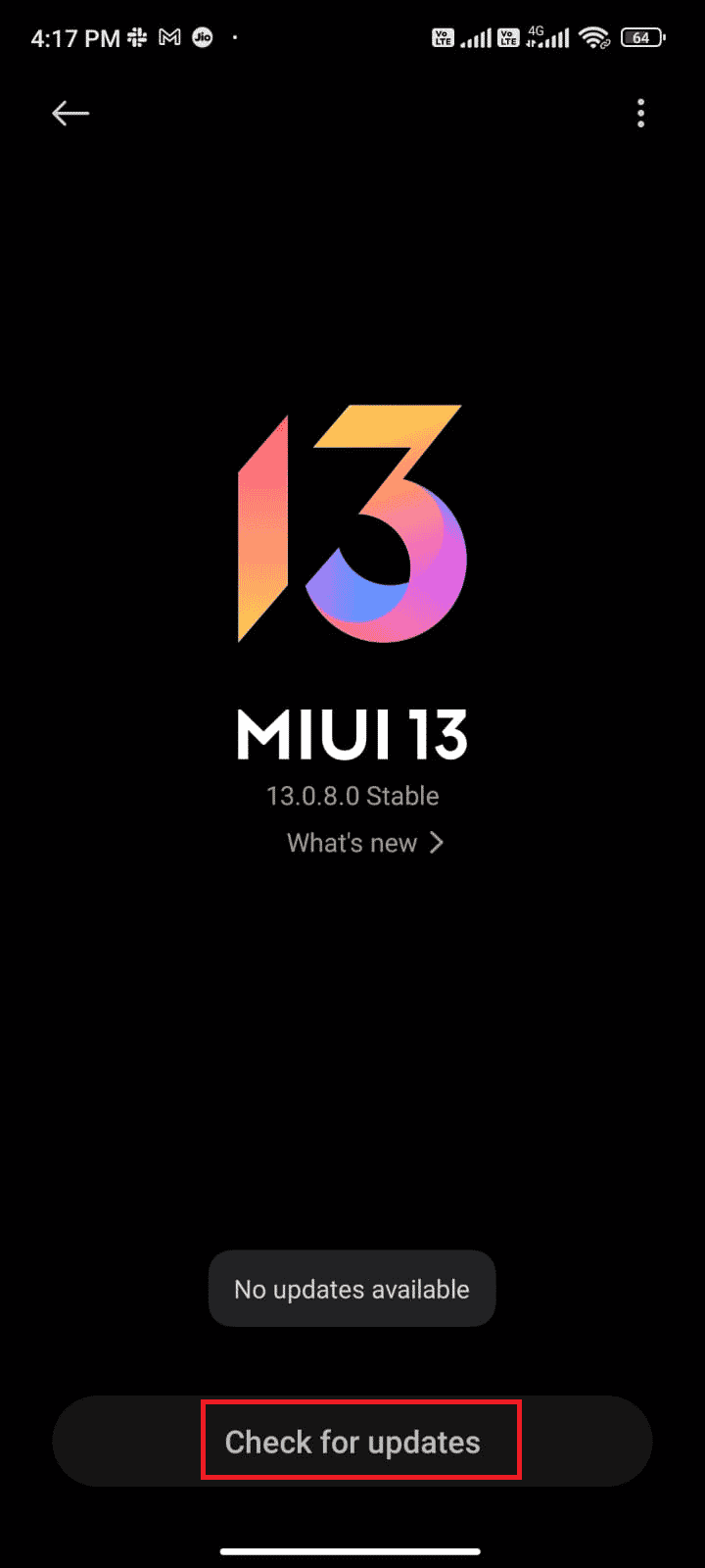 Update Android