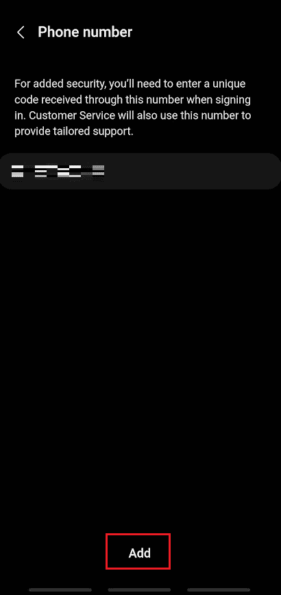 Tap on Add from the bottom of the screen