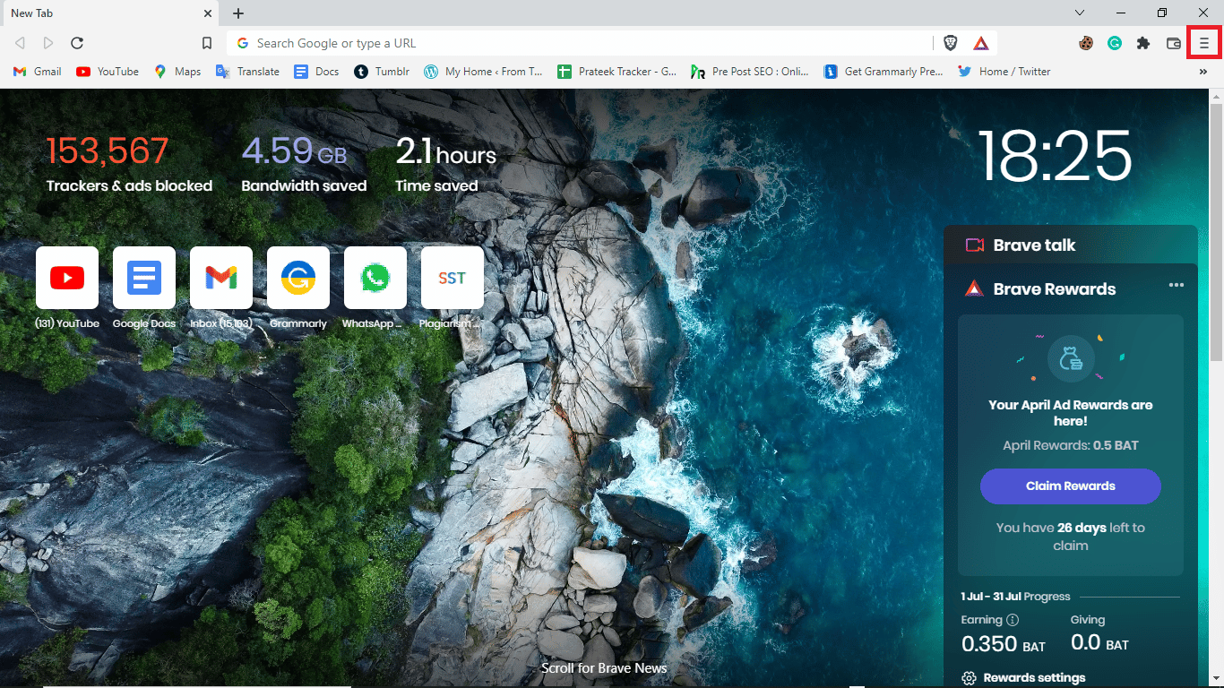 Locate and click on the option menu. Fix Dropbox Error Downloading Your File