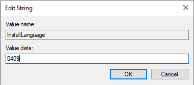 in the value data check for 0409