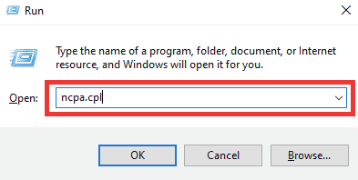 type ncpa.cpl in the search box. Fix Nvidia User Account Locked