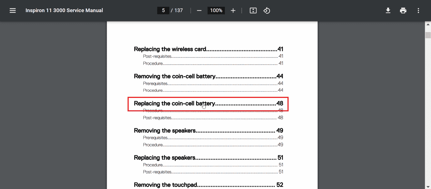 Contents Page