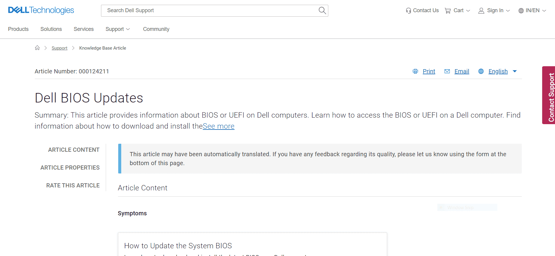 Dell NIOS update page. Fix Dell 5 Beeps When Turned On