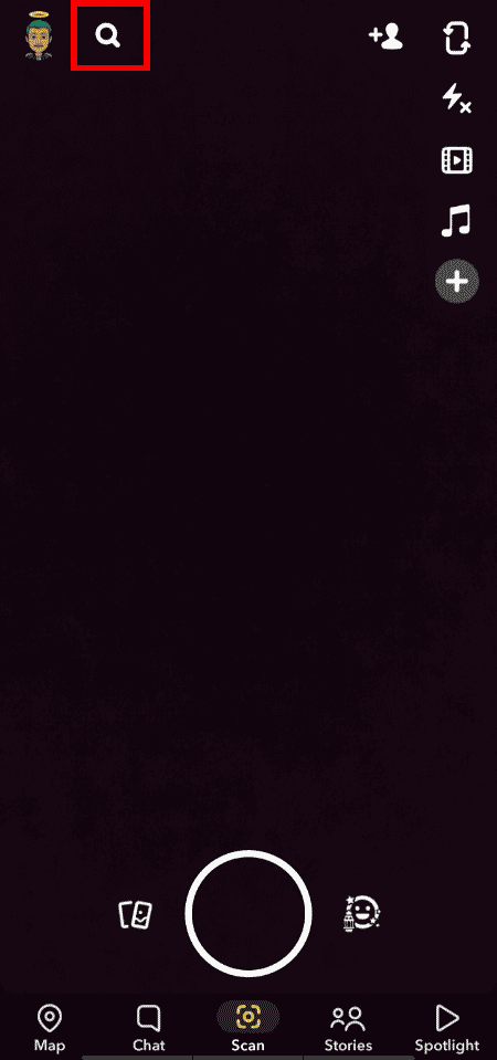 Tap on Search icon.
