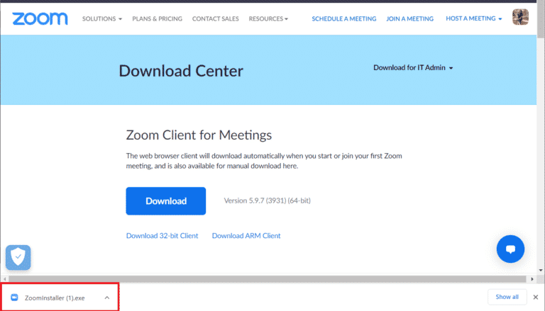 Launch the ZoomInstaller file. Fix Zoom Error Code 103033 on Windows 10