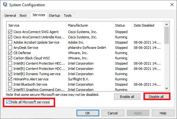 Perform Clean Boot