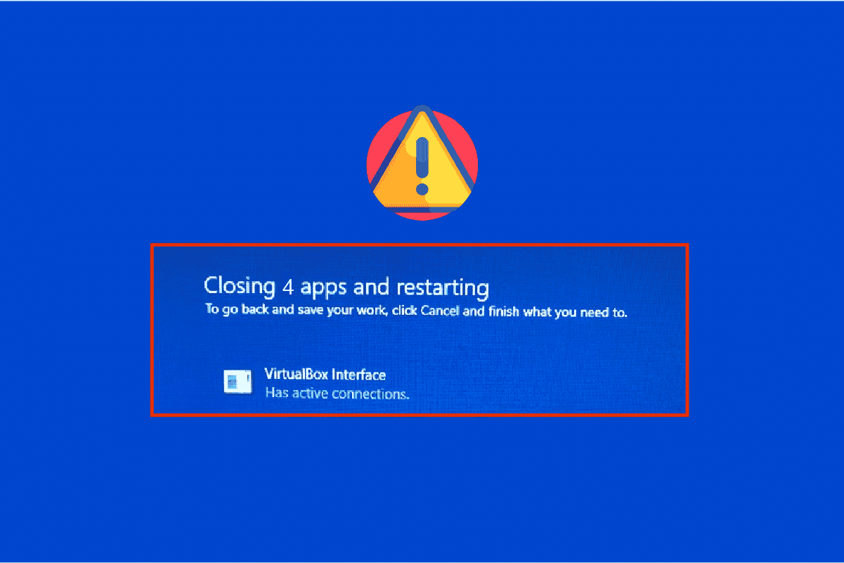 Fix VirtualBox Interface Has Active Connections Error Message