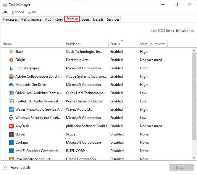 Disable Startup Processes. Fix VirtualBox Interface Has Active Connections Error Message