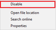 Click the startup processes one by one and select Disable