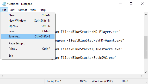 select Save As from the File menu bar. Fix VirtualBox Interface Has Active Connections Error Message
