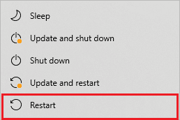 Click on the Start button now click on the Power option and then select Restart. Fix VirtualBox Interface Has Active Connections Error Message
