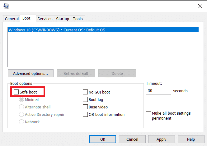 untick the box next to Safe mode and click on OK. Fix VirtualBox Interface Has Active Connections Error Message
