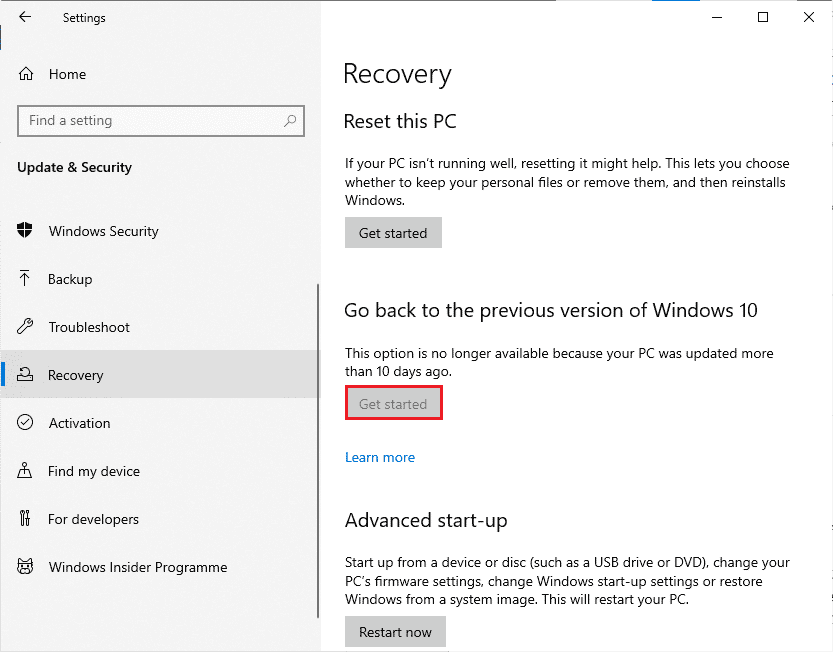 click on the Get Started button which will be under Go back. Fix VirtualBox Interface Has Active Connections Error Message