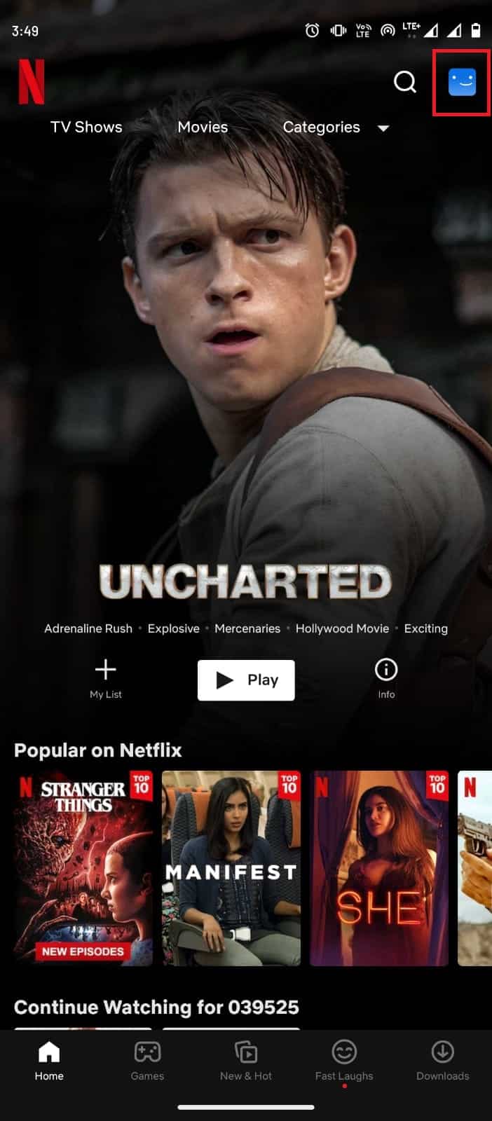 Navigate to Menu options. How to Delete Netflix Cookies on Android