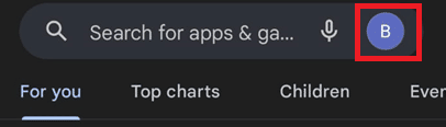 Tap on your profile image at the top right corner