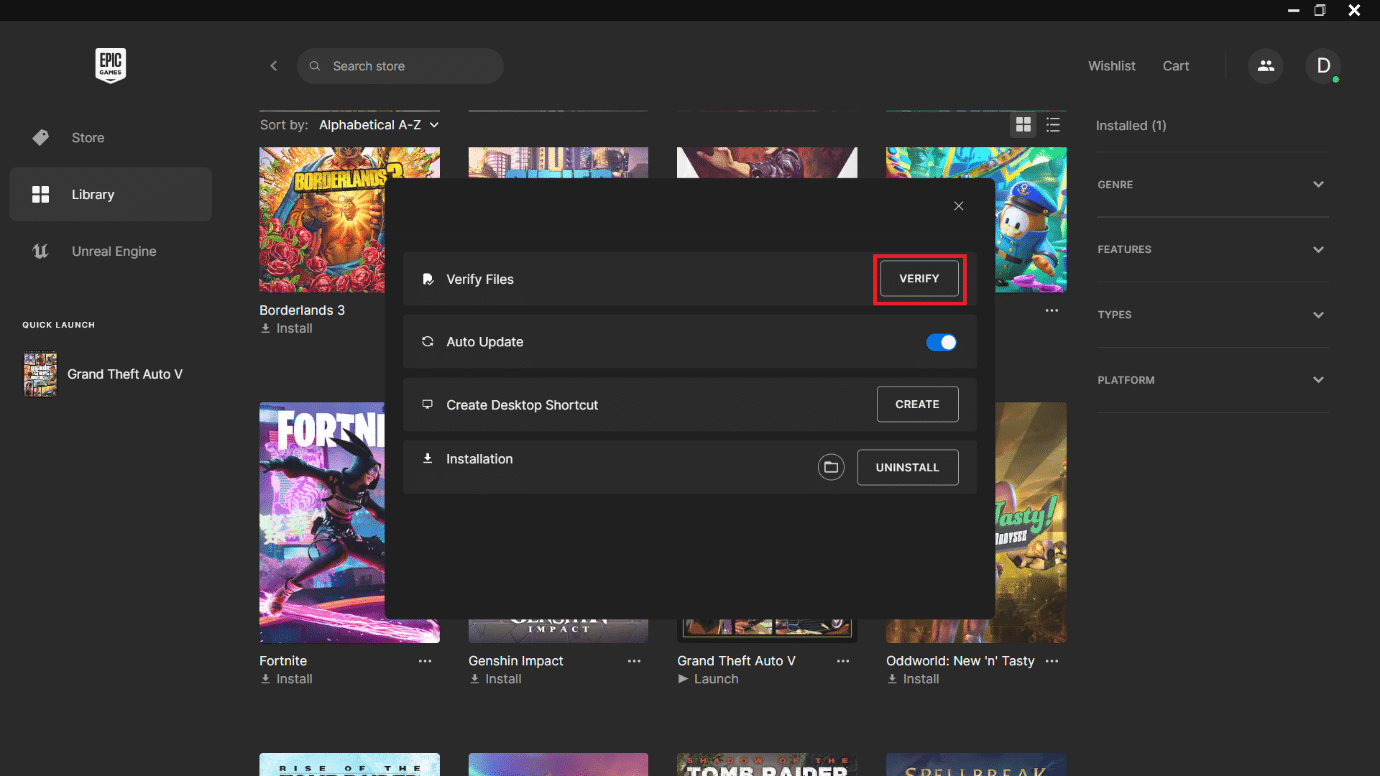 click on the Verify button. 9 Ways to Fix Genshin Impact Login Error