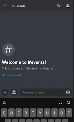 Go to the channel where you want to send the image