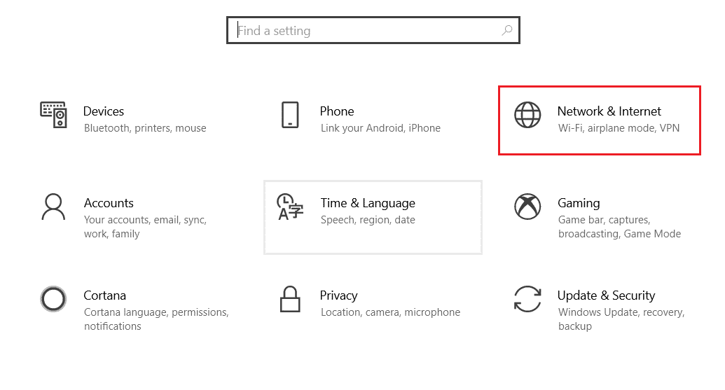 go to windows settings and select network and internet. Fix Discord Screen Share Not Working in Windows 10