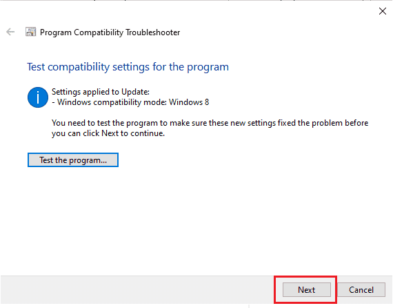 Click Next to continue. Fix Discord Screen Share Not Working in Windows 10