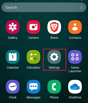 Go to Settings.