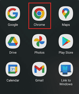 Go to Chrome browser.