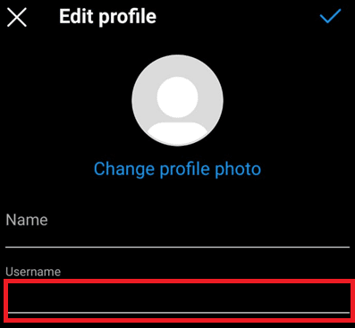 Under the Username section, tap on your Username | How to Watch Instagram Live Anonymously