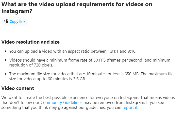 Instagram video requirements | How to Watch Instagram Live Anonymously