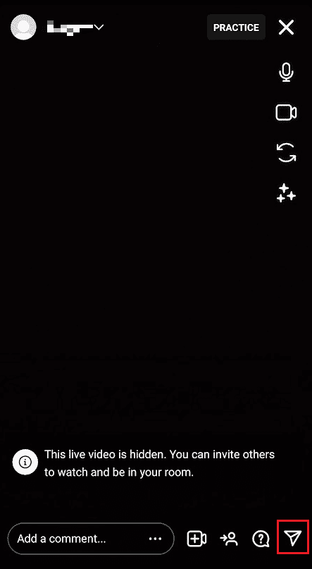 tap on the Share icon and share it to your other Instagram account