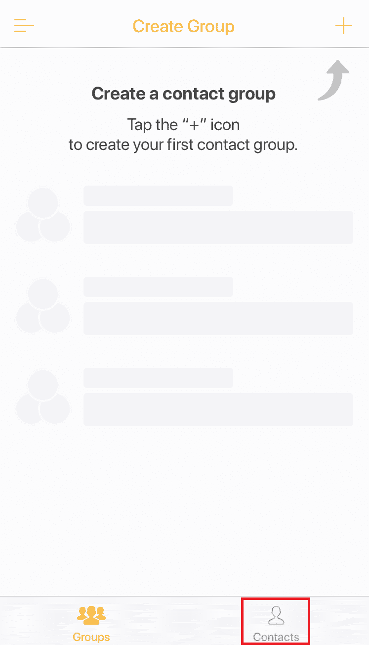 Tap on the Contacts tab from the bottom bar | How to Delete All Contacts from iPhone 5 Without iCloud