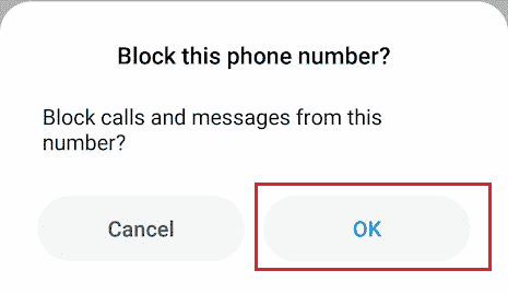 tap on OK to confirm the blocking process | How to Block Number from Calling and Texting on T-Mobile