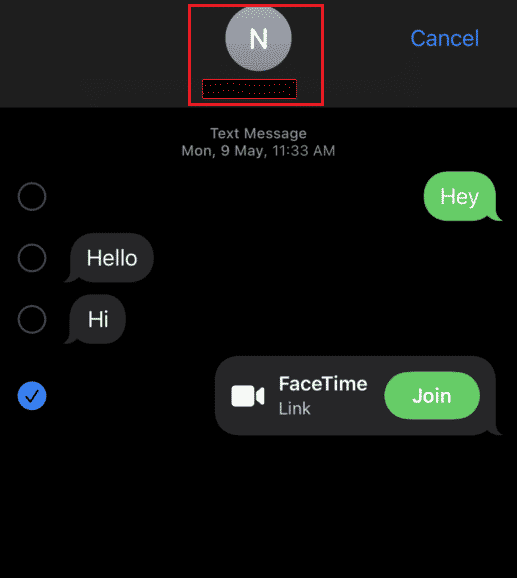Tap on the name or phone number from the top | How to Block Number from Calling and Texting on T-Mobile