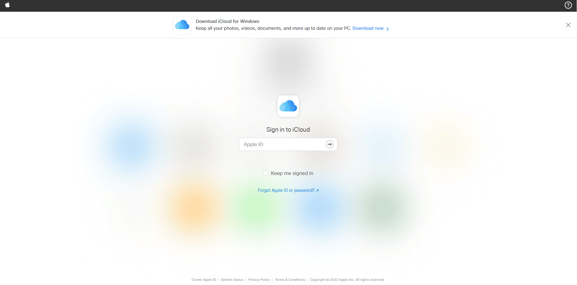 icloud website