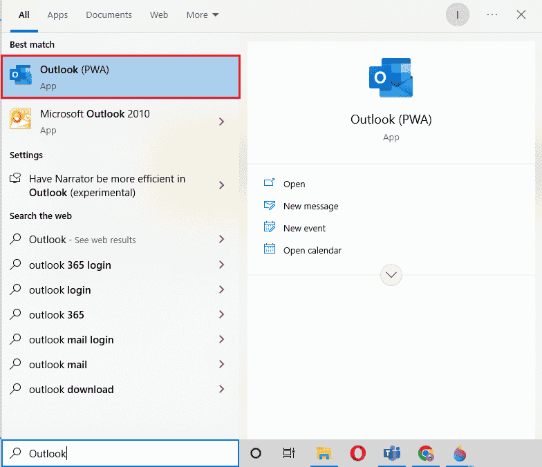 Open Outlook
