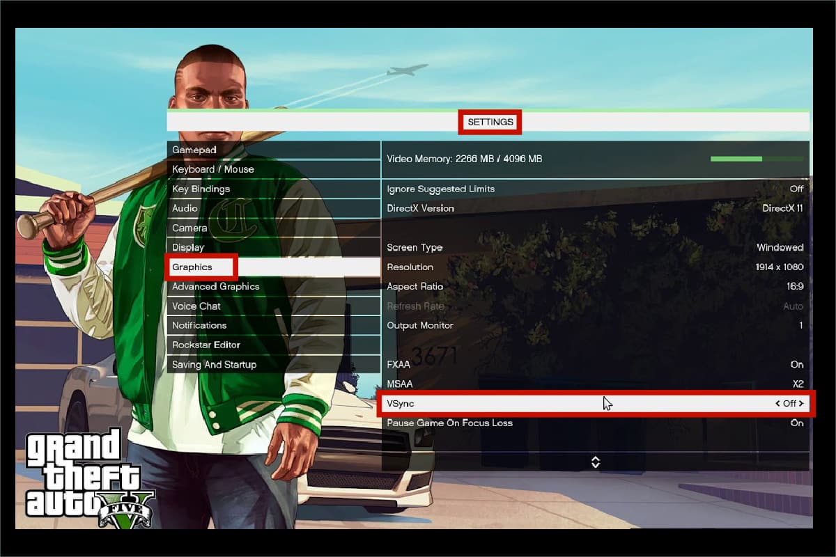 Turn On Off VSync